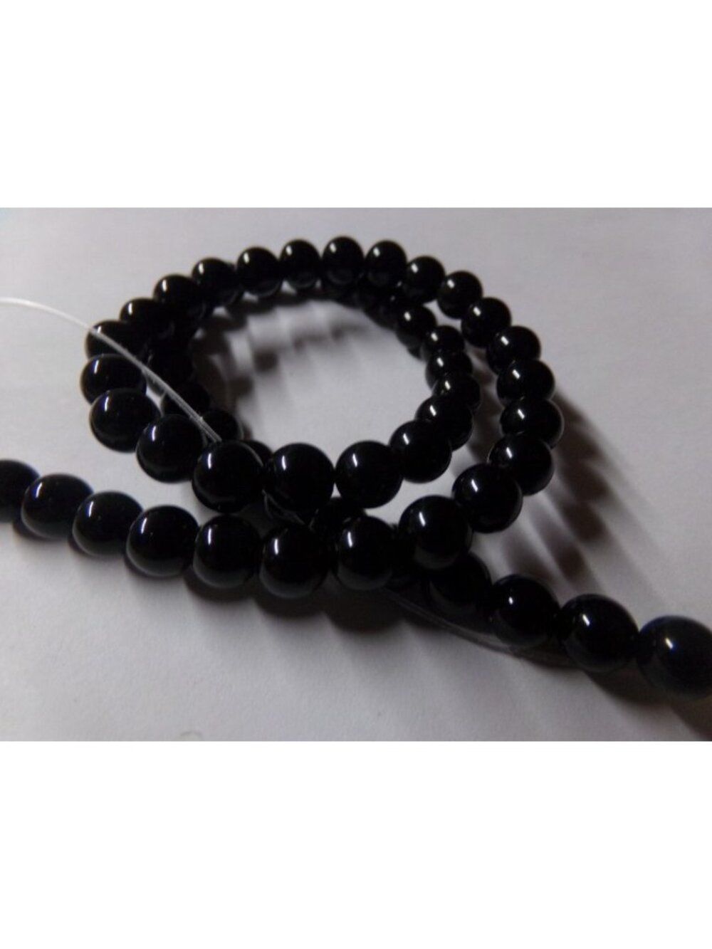 1 Strand Obsidian Round 6mm Beads